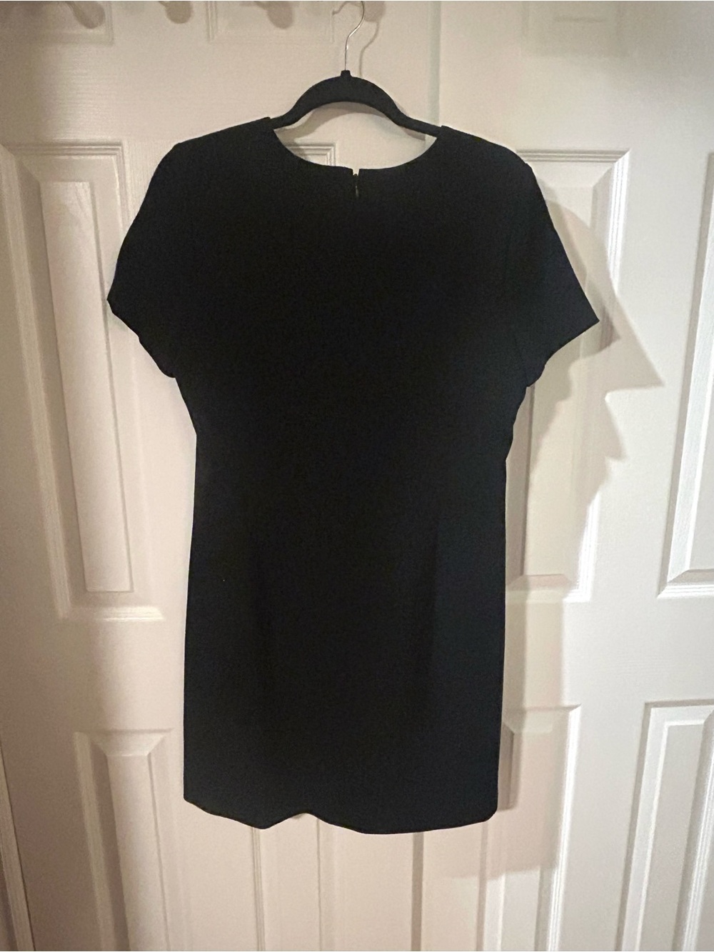 Theory Black Mini Shift Dress